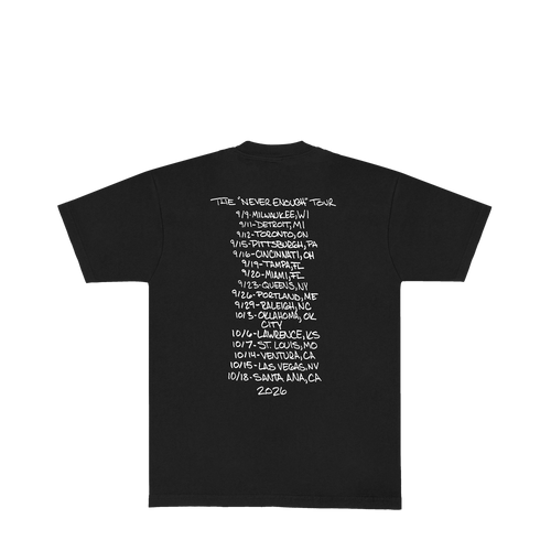 TURNSTILE "Never Enough Tour Pt. 2 " Black Tee