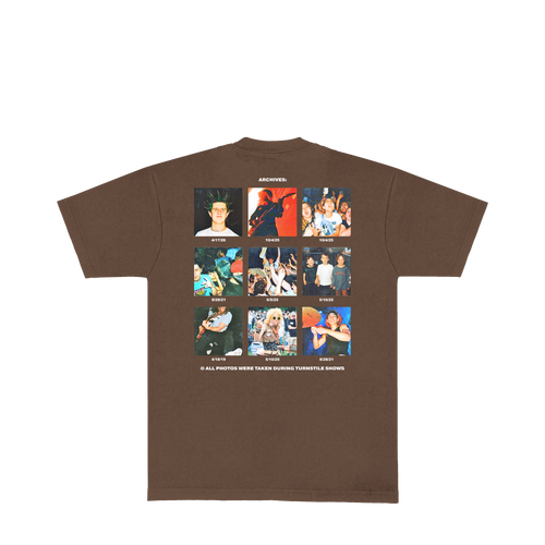 TURNSTILE "Archives" Brown Tee